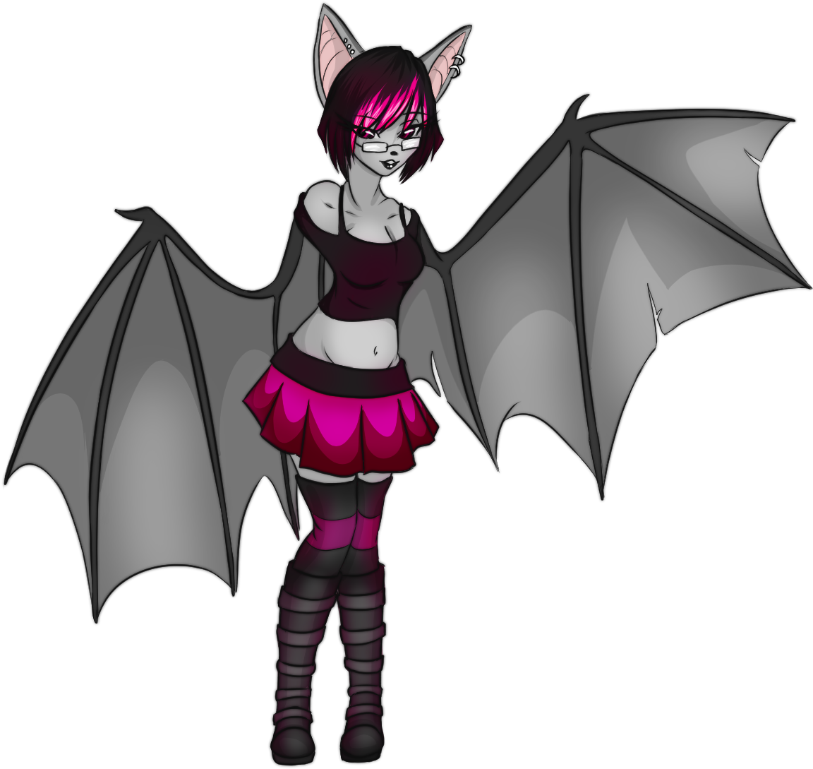 Batgirl Catwoman Female - Bat Anthro (1200x1200)