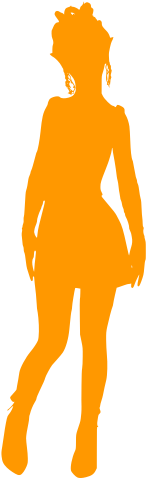 Svg Png - 無料 素材 女性 シルエット (396x512)