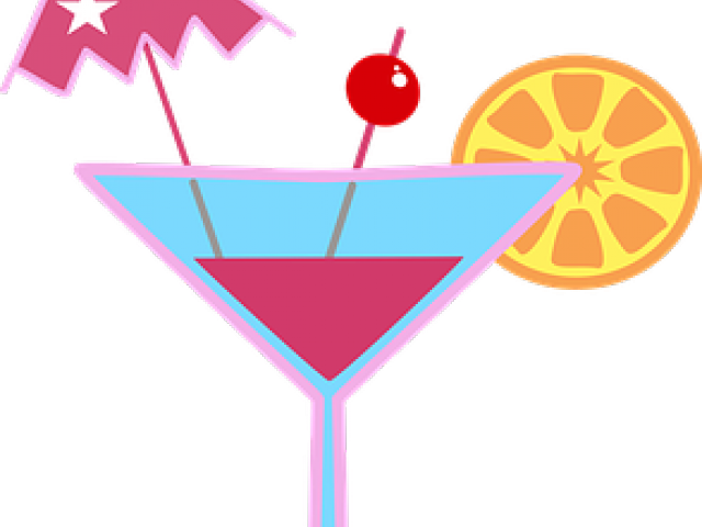 Martini Clipart Transparent Background - Clipart Transparent Cocktail Glass (640x480)