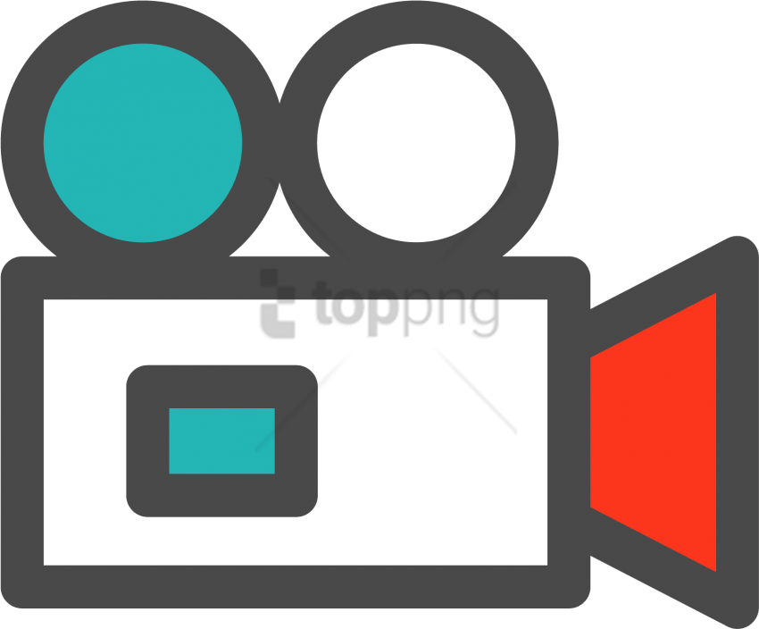 Free Png Video Cameras Computer Icons Film - Vector Video Camera Png (850x704)