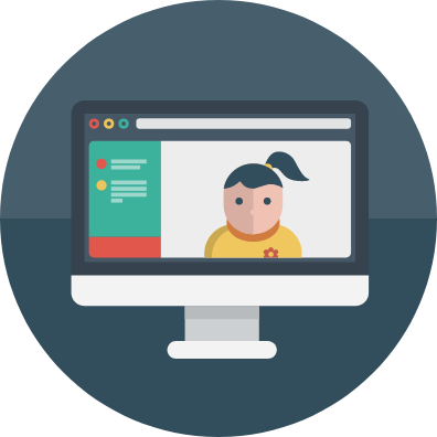 Download Clipart - Webcast (396x396)