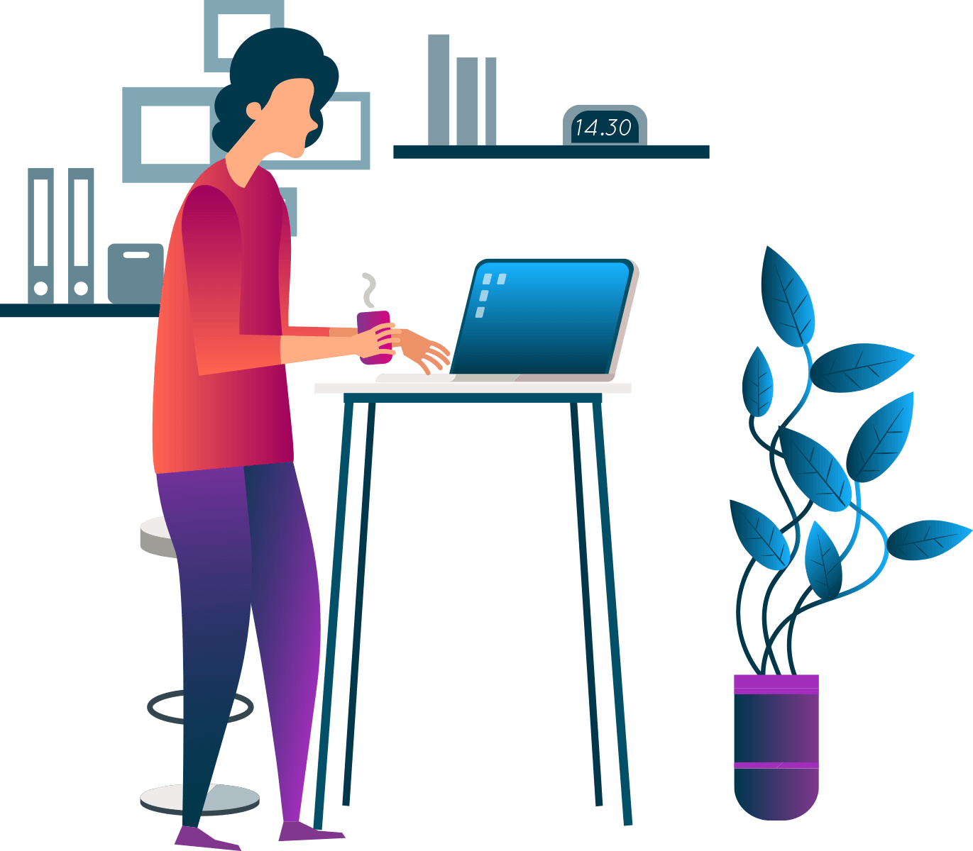 Modern And Easy To Use Back Office Solution - Modern And Easy To Use Back Office Solution (1371x1200)