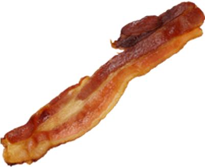Bacon Strip Png - Bacon Transparent (400x400)