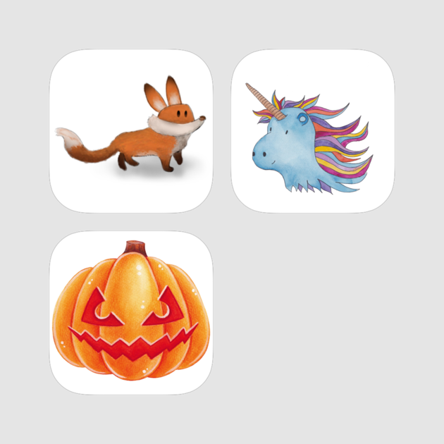 Watercolor Sticker Bundle On The App Store - Pumpkin (630x630)