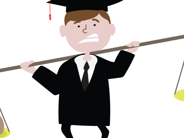 Cliparts Student Loan - Student Loan Debt Png (640x480)