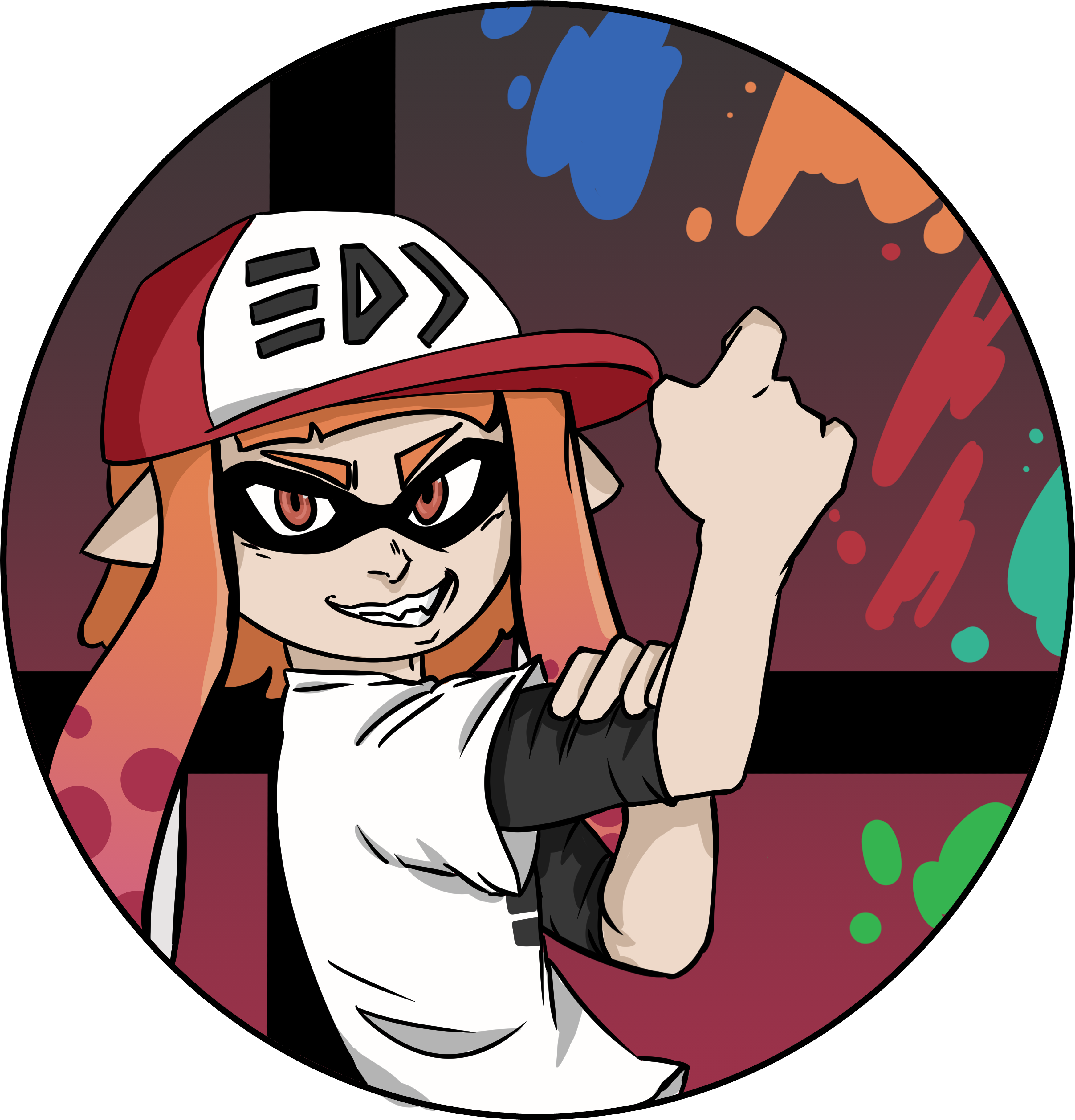 Done - Bad Inkling Girl (3756x3783)
