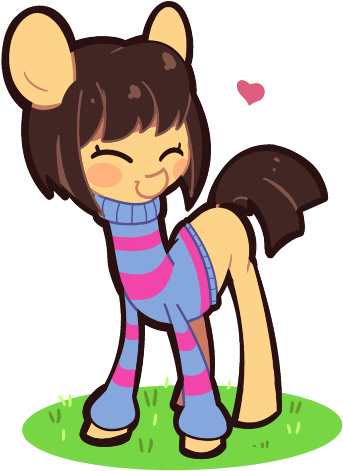 Permalink - Frisk Undertale Pony (1024x1024)