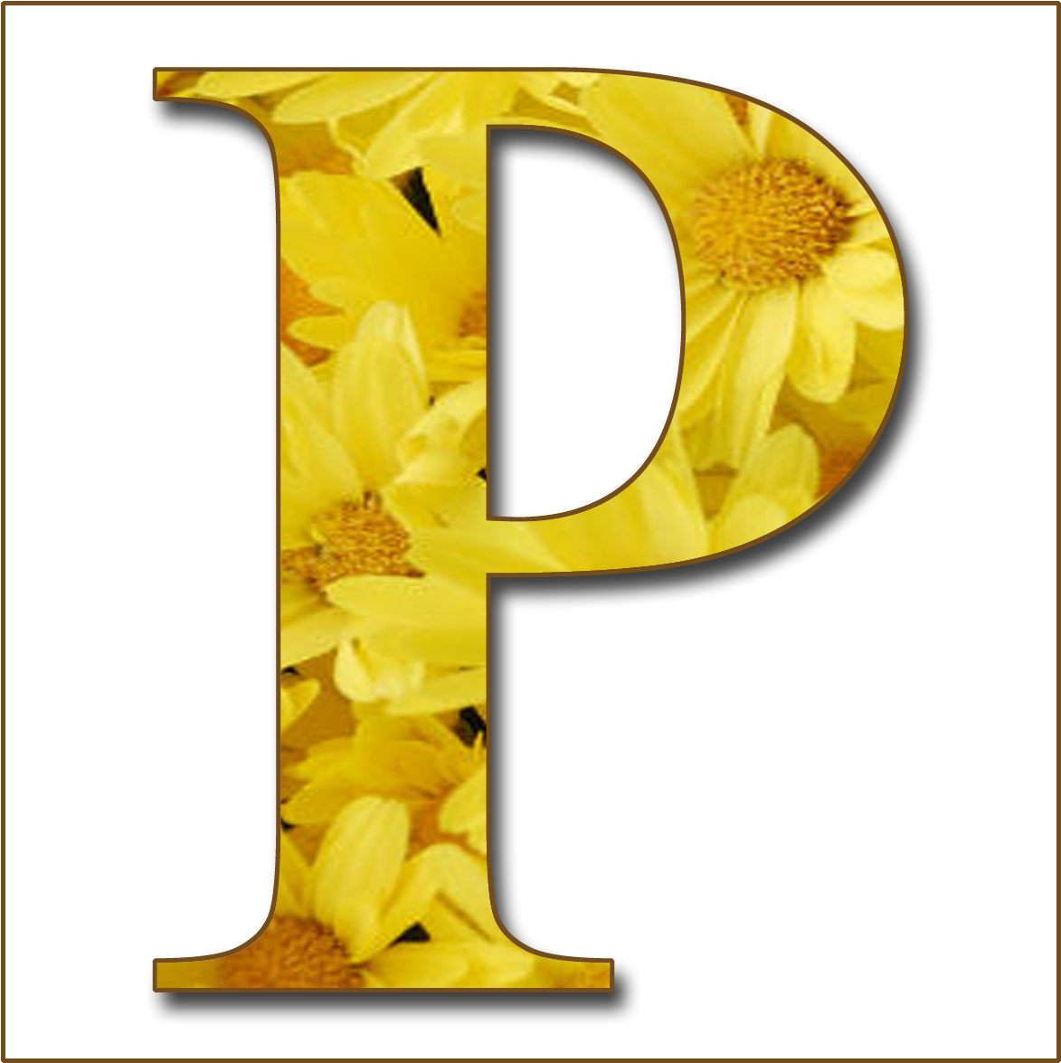 Job - Letter P In Yellow (1200x1200)