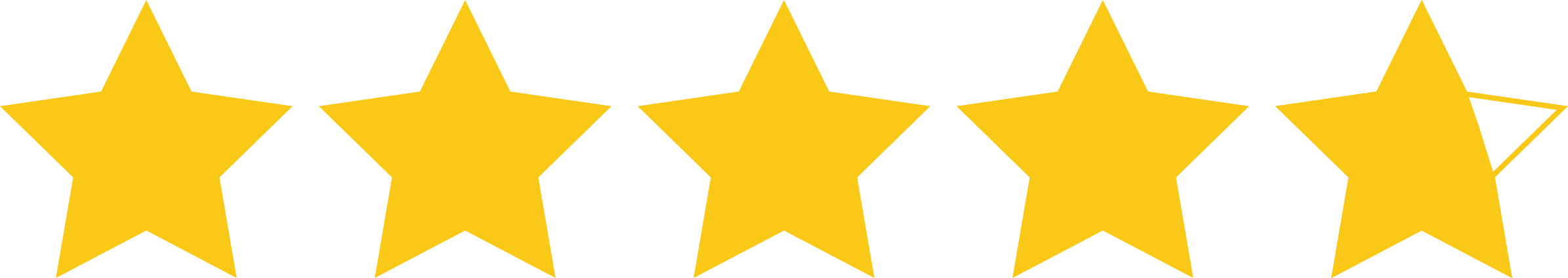 Switchup Badge Stars - 5 Stars App Store Png (2390x424)