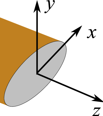 Duct With Elliptical Cross Section - Duct With Elliptical Cross Section (348x391)