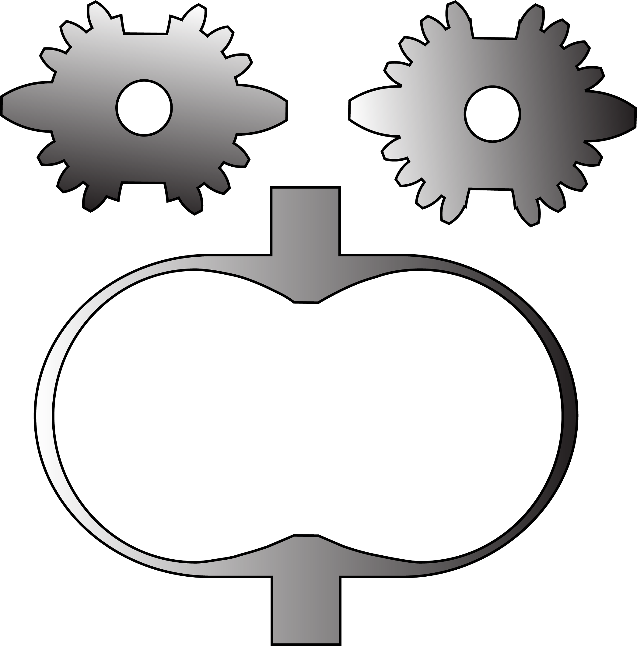 Double-elliptical Rotary Engine Parts - Sprocket (2093x2124)