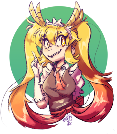 My Wrist Feels Ok So Heres A Best Girl Sketch 👉👉 - Cartoon (400x450)