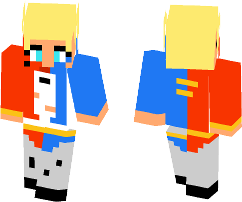 Harley Quinn Suicide Squad - Minecraft Skin Dragon Ball (584x497)