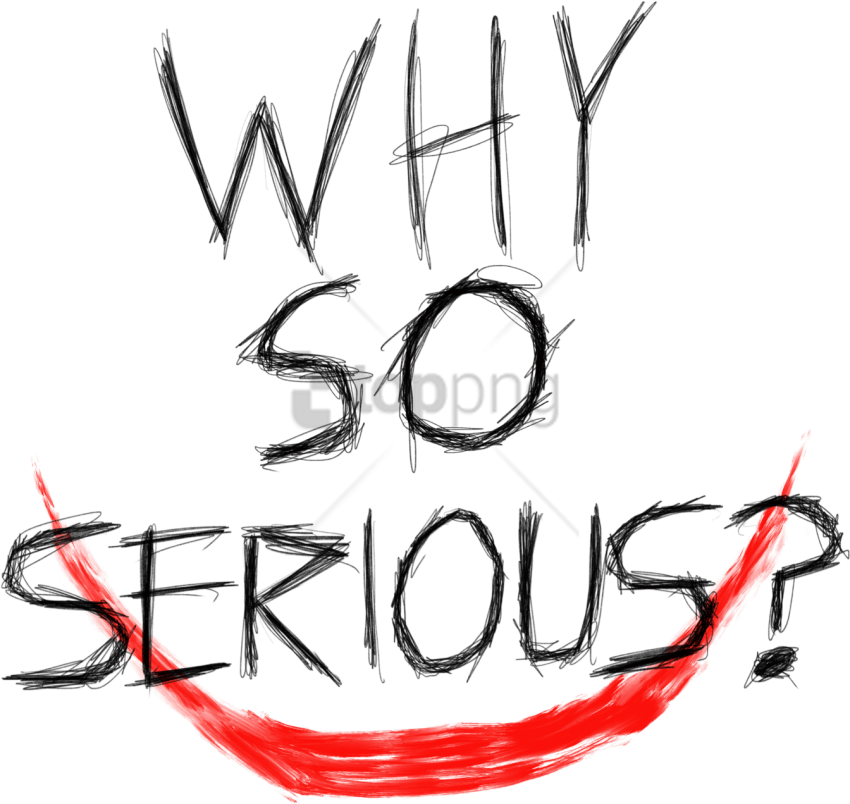 Free Png Download Joker Smile Why So Serious Png Images - Sketch (850x804)