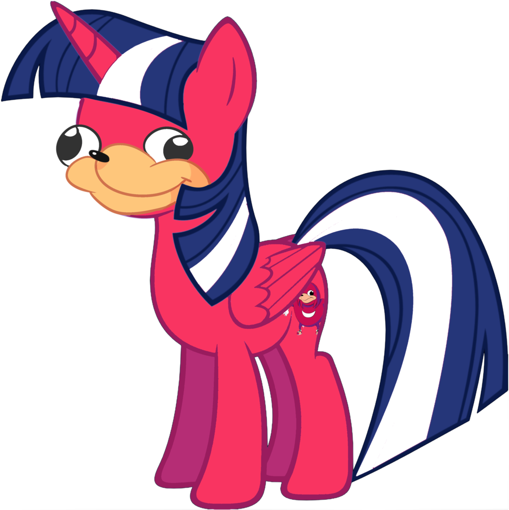 Knuckles Meme Transparent Transparent Background - Ugandan Knuckles My Little Pony (1136x1024)