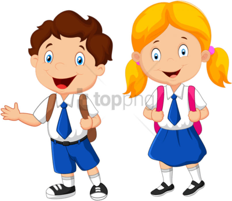Free Png Download School Kids Clip Art Png Png Images - School Children Clipart (850x730)