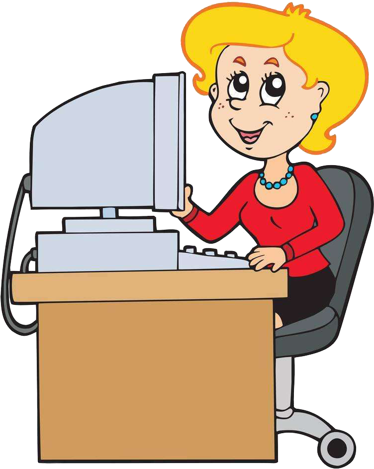 Secretary Png Hd - Secretary Cartoon (811x1000)