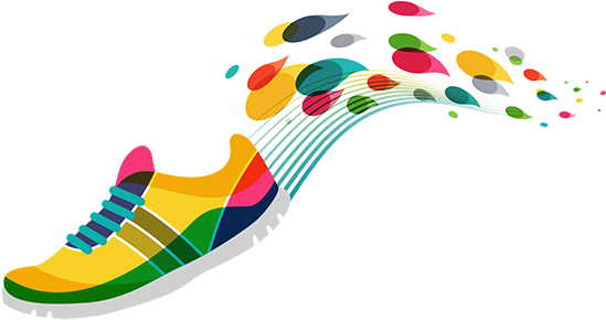 Get Going - Illustration Sport Shoes (570x306)