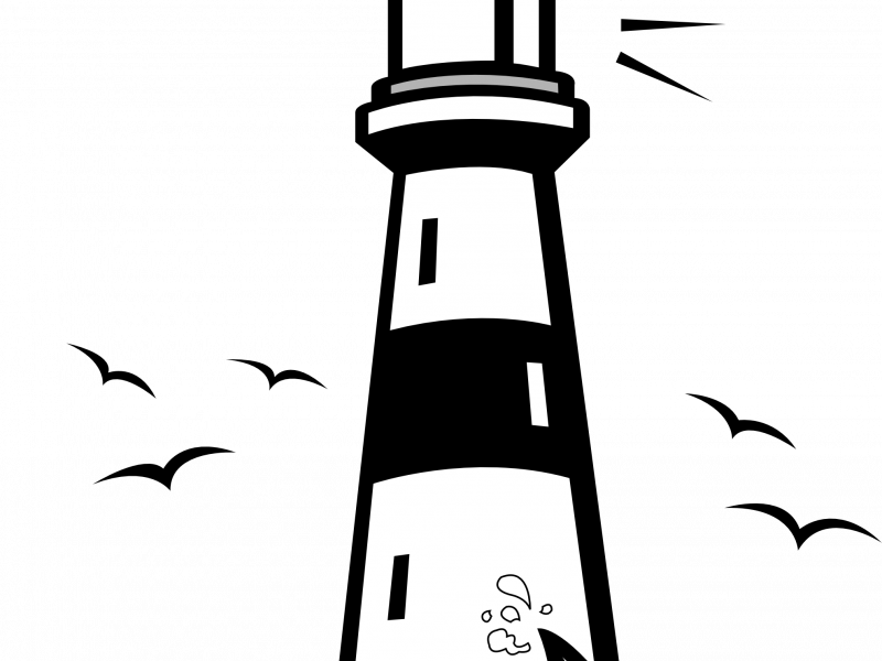 Download Free Printable Clipart And Coloring Pages - Lighthouse Svg (800x600)
