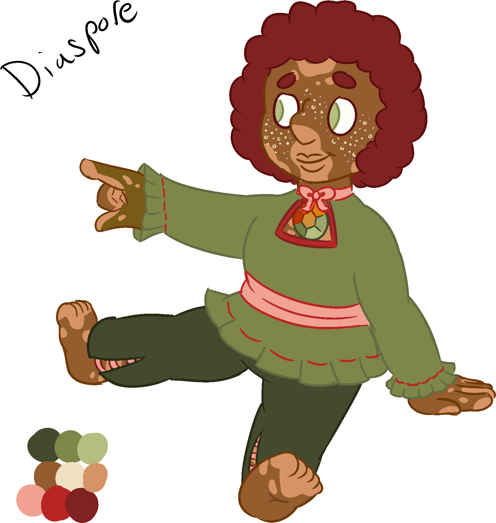 Backstory Is A Work In Progress, But Basically Shes - Cartoon (1800x1850)