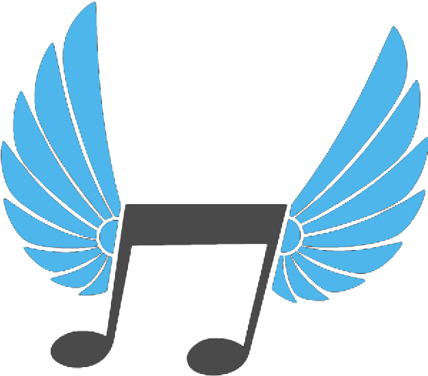 Twiterms Lyrics - Notas Musicais Com Asas (626x626)