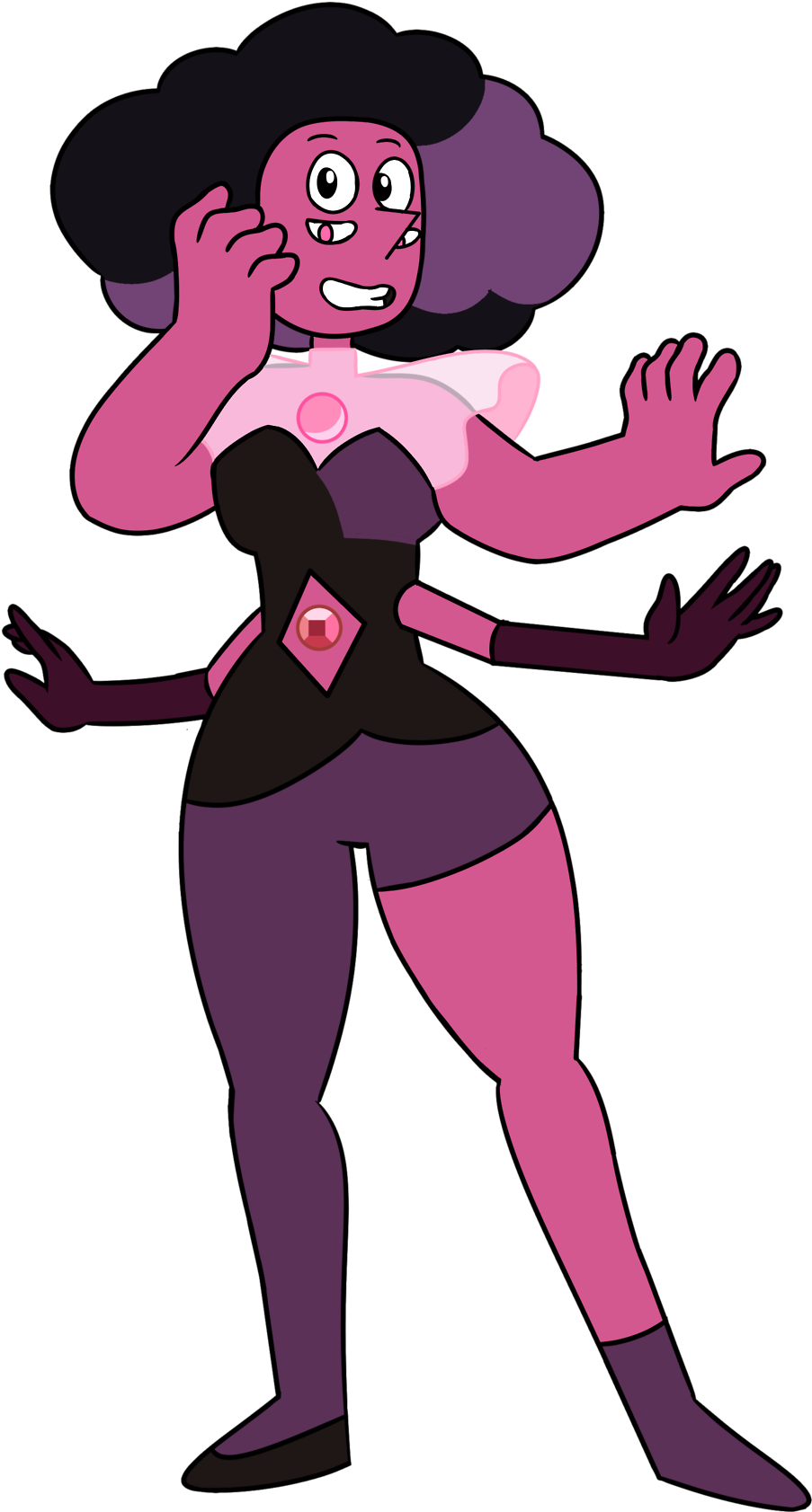 Watch Cartoons Online Steven Universe - Steven Universe Rhodonite (1280x1725)