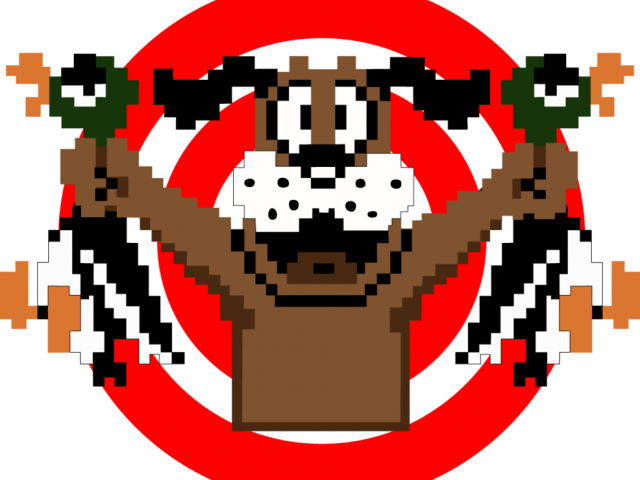 Video Game Clipart 8 Bit - Duck Hunt Perler Bead (640x480)