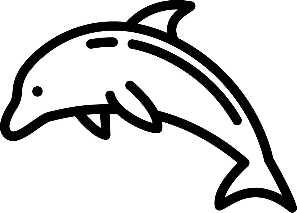 Dolphin - Dolphin Icon Png (980x703)