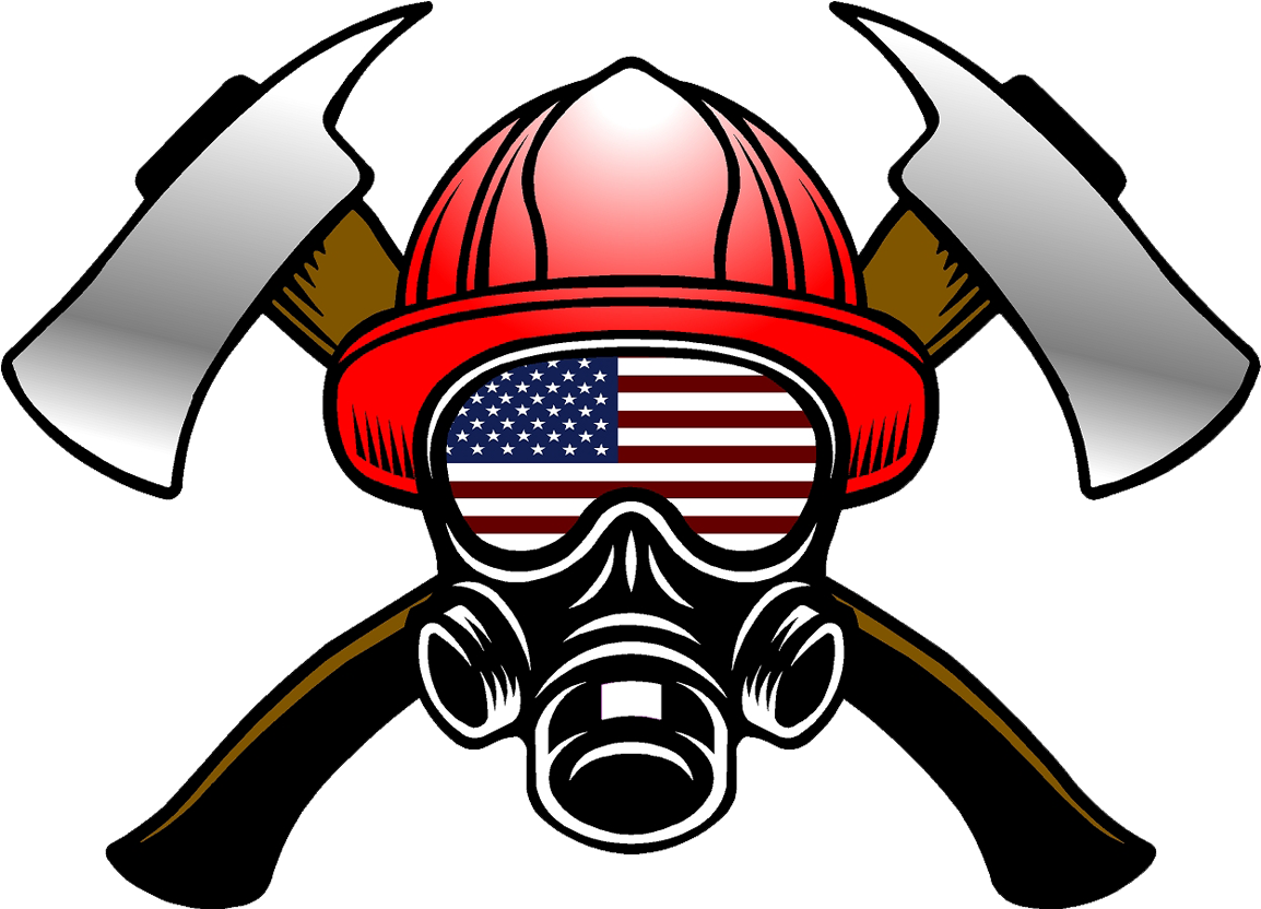 Flag Decals Svi Graphics - Fire Helmet (1156x900)