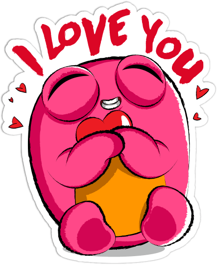 Send - Hike Stickers I Love You (443x540)