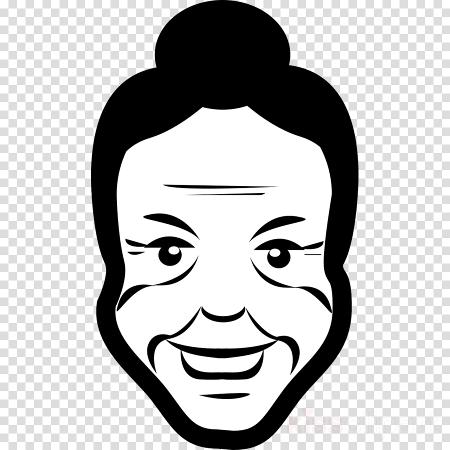 Cartoon Old Lady Face Clipart Clip Art - Dream League Gucci Logo (900x900)