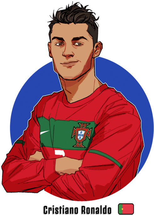 Clip Art Black And White Library Cristiano Ronaldo - Portugal (491x683)