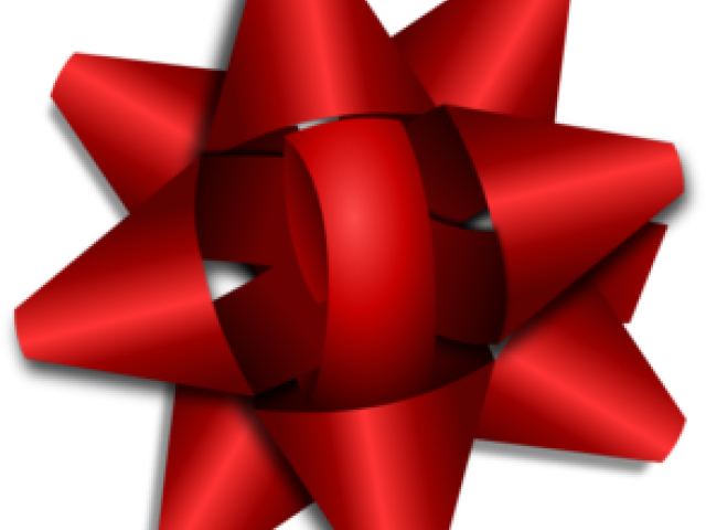 Bow Clipart Ribbon - Present Bow Png (640x480)