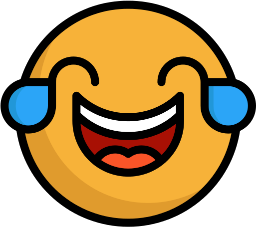 Laughing Emoji Transparent Png - Icon Risos Png (512x512)