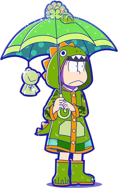 You Don't Make Friends With Salad - Osomatsu Raincoat (800x800)