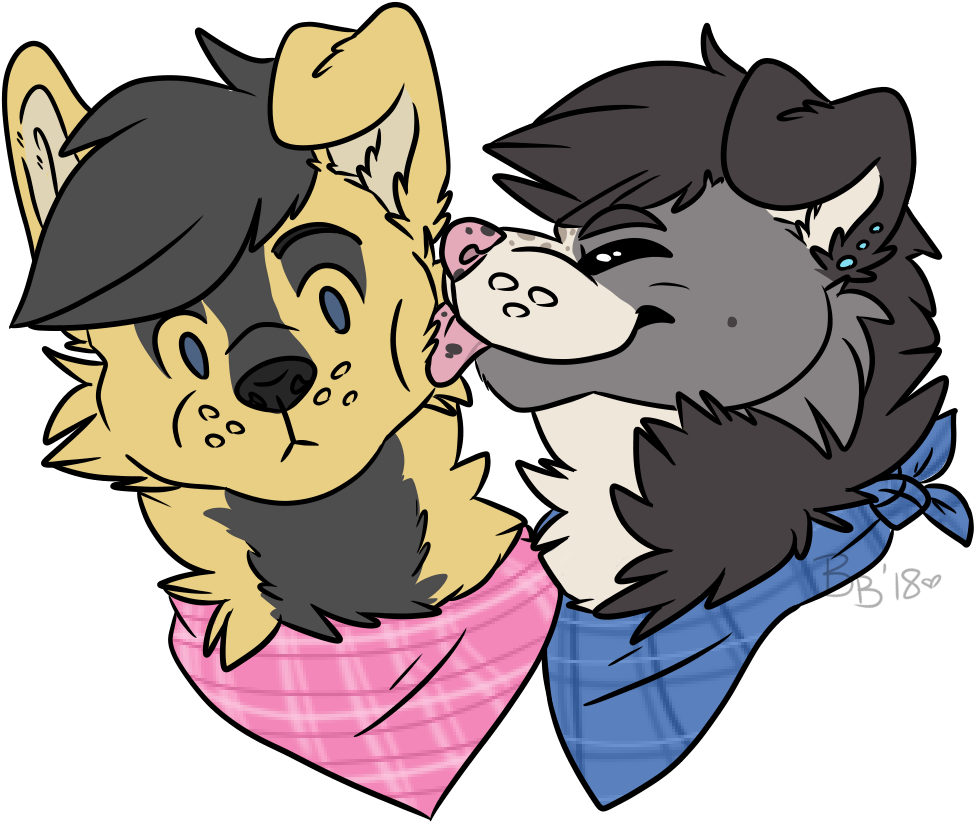 Puppy Love [bonnibutts] - Cartoon (1000x1000)