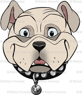Dog Breed Puppy Love - Cartoon (340x400)