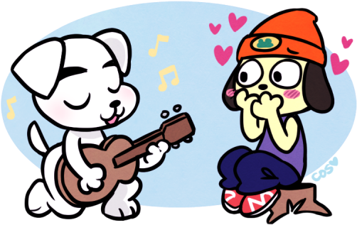 Puppy Love - Parappa The Rapper X Kk Slider (540x348)