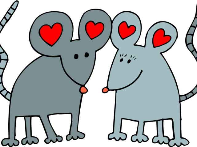 Valentines Day Clipart Puppy - Valentines Day Animals Cartoon (640x480)