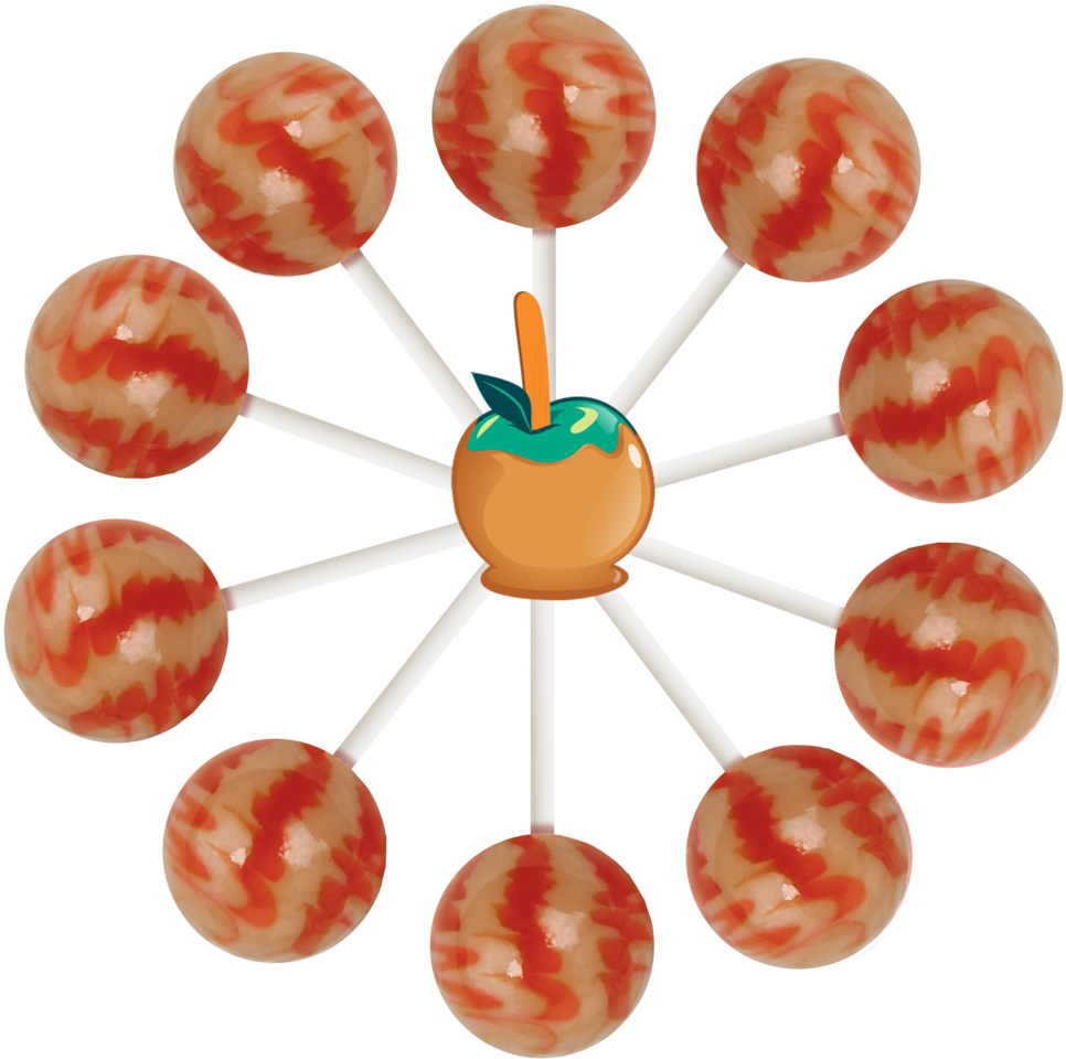 Caramel Apple Lollipop Bag Original Gourmet Food Co - Original Gourmet Lollipop Caramel Apple (1024x1024)