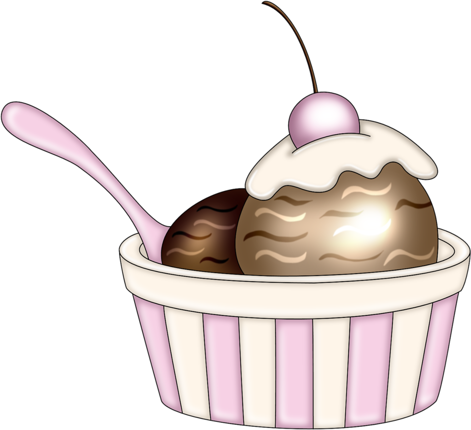B *✿*ice Cream Happiness Food Clipart, Ice Cream Treats, - Gelato (1024x934)