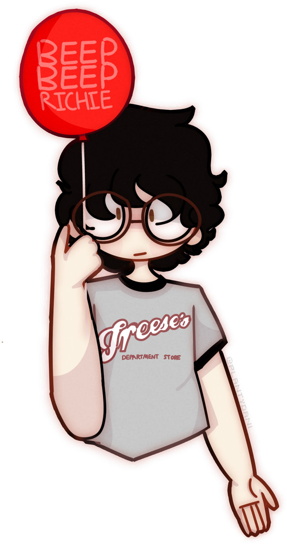 Beep Beep Richie By Plantsthetics - Richie Loser Club Cute Art (699x1143)