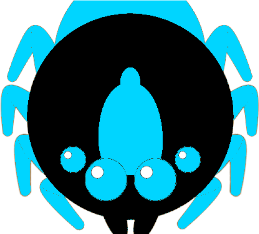 Spider Clipart Aqua - Spider Clipart Aqua (640x480)