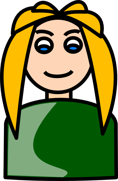 Lady 2 Clip Art At Clkercom Vector Online Royalty Free - Lady 2 Clip Art At Clkercom Vector Online Royalty Free (390x594)