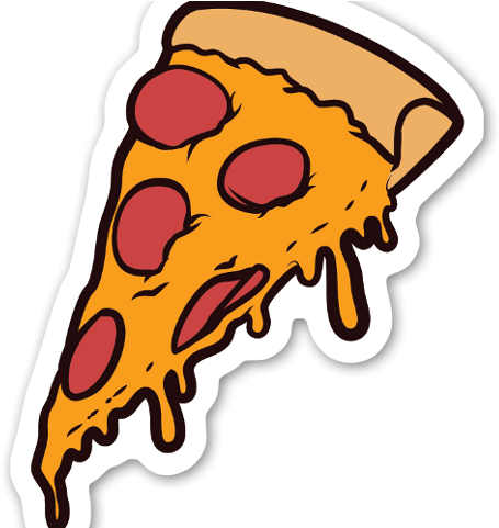 Cartoon Pizza Slice Png (480x480)