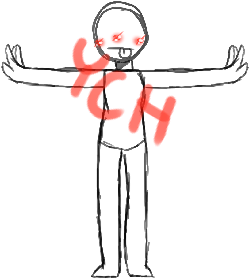 T Pose Ych [0/3 Slots Open] By Tiki Tok - Sketch (833x959)