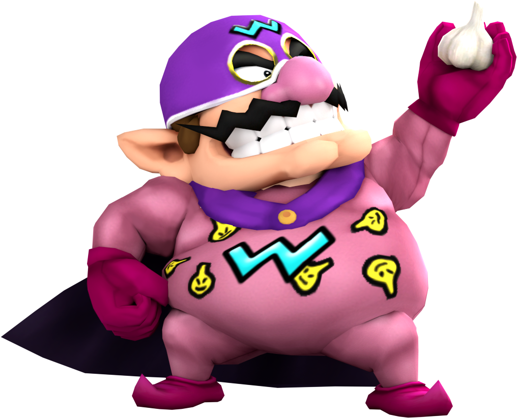 If This Post Gets ∞ Upvote , This Will Be Our New Mascot - Smash Bros Wario Man (1437x1119)