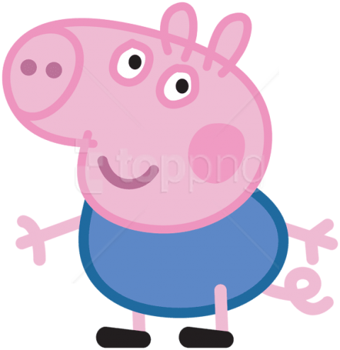Free Png Download George Peppa Pig Clipart Png Photo - George Peppa Pig Png (480x495)