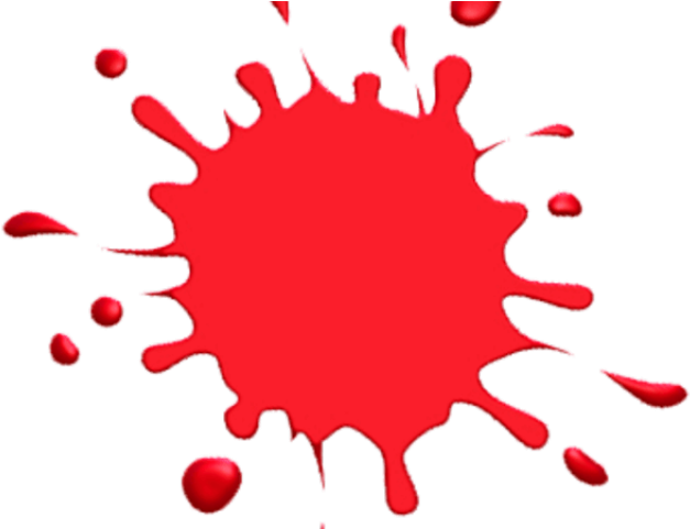 Ink Clipart Paintball - Red Paint Splatter Png (640x480)