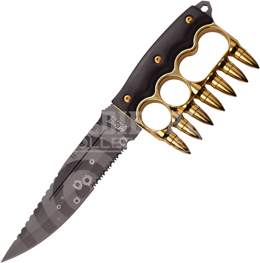 Golden Bullet Knuckle Mc Mx Gd By - Knuckle Knife (850x850)